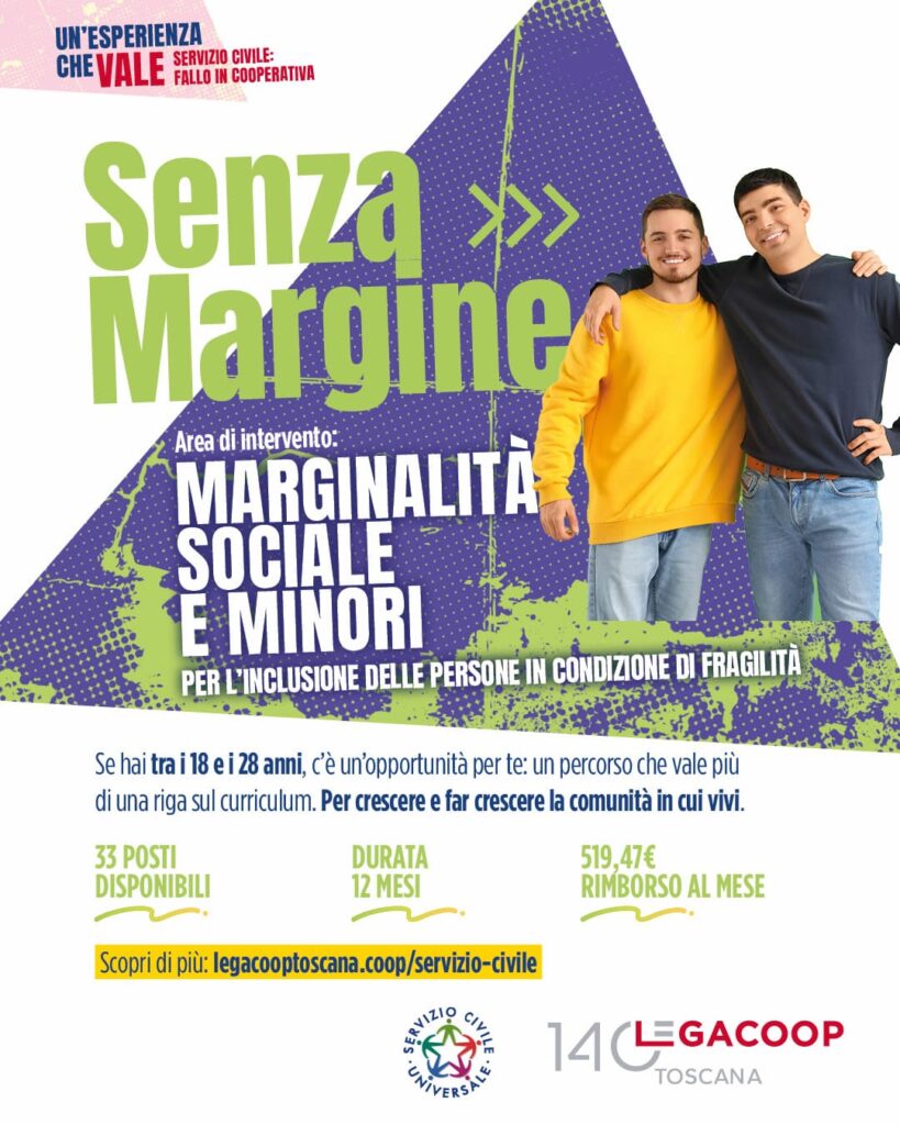 Senza Margine 2025 - Progetti Servizio Civile Universale 3 Senza Margine progetto servizio civile