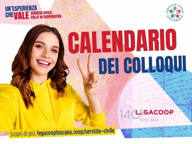 Colloqui Servizio Civile Universale 2026 Legacoop Toscana Colloqui Servizio Civile Universale 2026 Legacoop Toscana