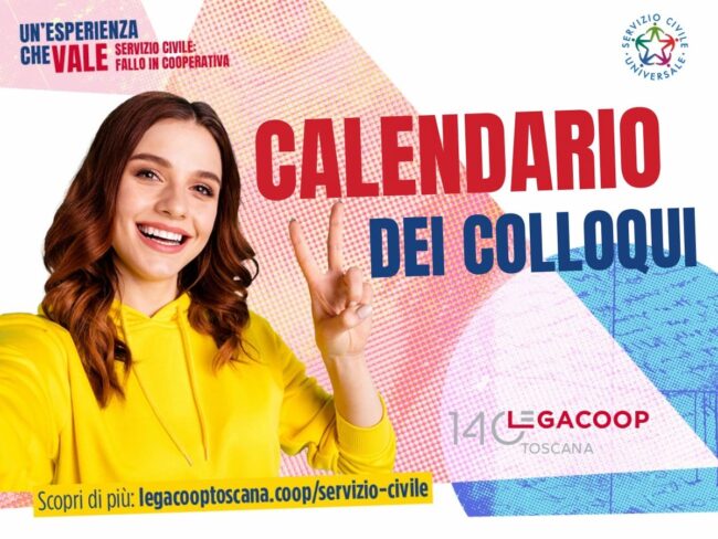 Colloqui Servizio Civile Universale 2026 Legacoop Toscana Colloqui Servizio Civile Universale 2026 Legacoop Toscana