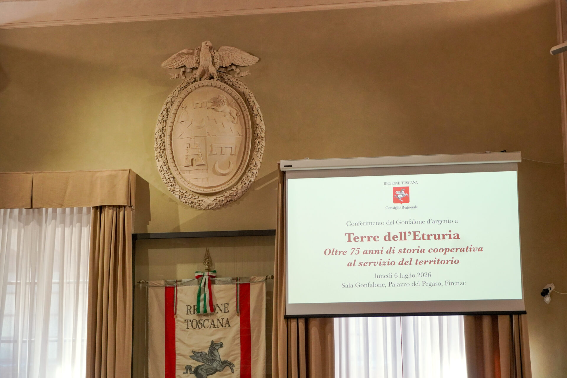 Gonfalone Argento Terre dell'Etruria 2
