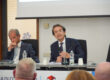 Enrico Sostegni durante il consiglio della Camera di Commercio Maremma Tirreno